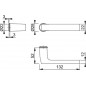 Hoppe  - Maniglia Per Porta - Modello Dallas Minimal -  1643/845