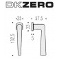 Colombo Design - Tilt/turn window handle Zero Minimal - Robotre CD92 DK0