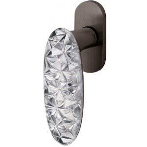 Olivari - Tilt and turn window handle - Crystal Diamond U6 superAnthracite satin