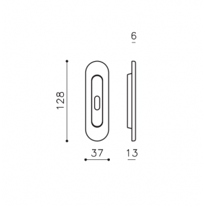 Olivari - Sliding Door Handle - Vico D109F