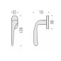 Colombo Design - Tilt and turn window handle - Madi AM32-DK