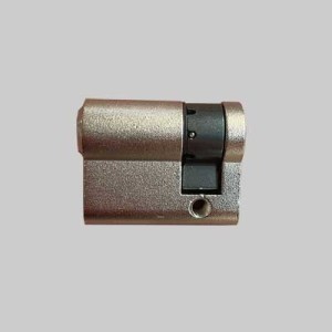 NICKEL PLATED SINGLE PROFILE CYLINDER 'F5' ISEO 40 mm (25+10+5)