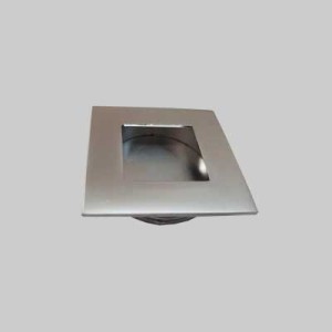 RECESSED HANDLE FOR SLIDING DOORS QUADRA 40 mm - Matt chrome