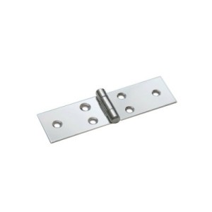 LONG STAINLESS STEEL HINGE 80x30 mm