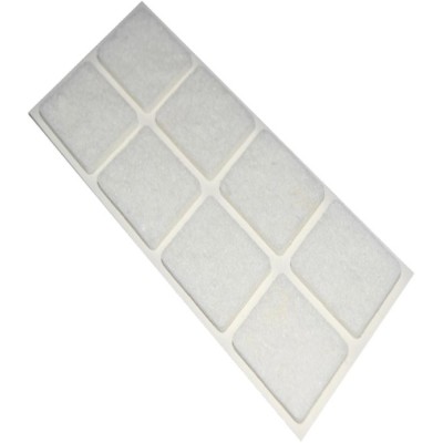 FELTRINI RETTANGOLARI   25x35 mm - Marrone - Blister 6 pezzi