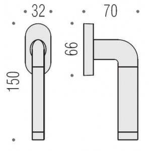 Pattumiera tonda in acciaio inox Colombo Design litri 3 B9212 • Maniglie  Design