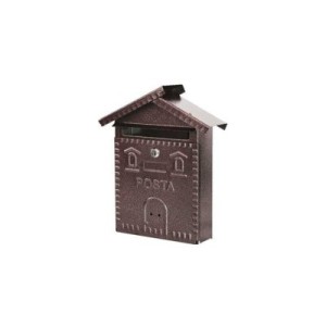 'RUSTIC' MAILBOX CASETTA mm 280x90x350h - Copper