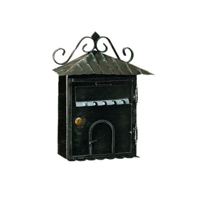 'RUSTICA' MAILBOX RESIDENCE mm 300x100x360h - Black