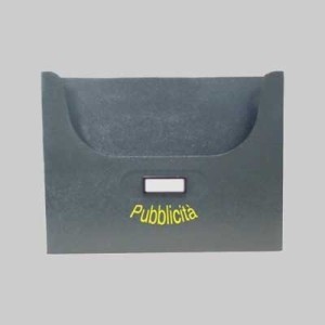 ADVERTISING BOX mm 340x50x260h - Anthracite