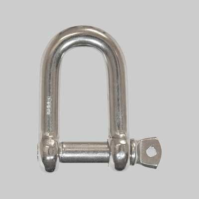 STAINLESS STRAIGHT SHACKLE 4 mm