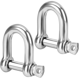 STAINLESS STRAIGHT SHACKLE 4 mm