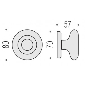 Pomolo Per Porta - Colombo Design - Round - ID35
