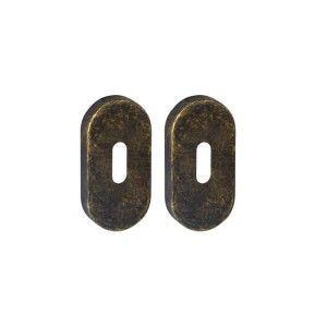 Reguitti - Key/Yale Hole Oval Escutcheons  - 009KN/Y