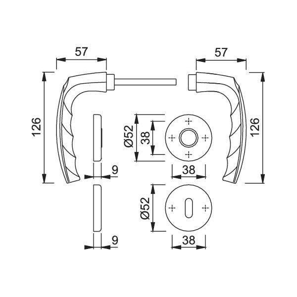 Maniglia Esterna Porta Maniglia Portiera Esterna 4 PZ Per Per Sierra 1500  Classic 2500 Classic 3500 Classic Per Denali Esterno Cromato Maniglia Porta  Anteriore Posteriore Lato Conducente Passeggero : : Auto e Moto