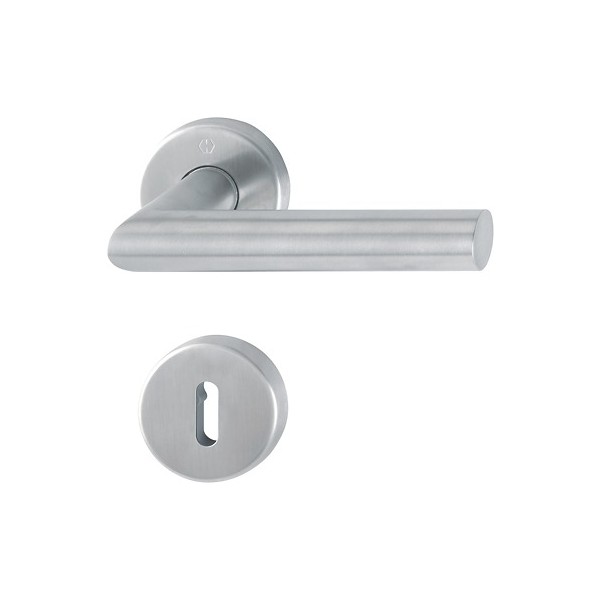 Hoppe - Door handle - Amsterdam series - Stainless steel E1400Z/42K/42KS