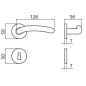 Ghidini - Maniglia Per Porta - R774 Q8-RB