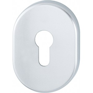 Hoppe - Back Plate For Armored Door - With Yale Key Hole 830S-PZ