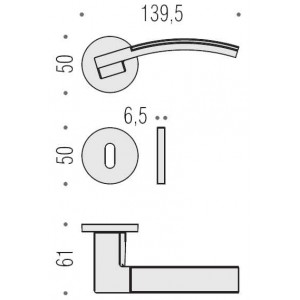 Maniglia Per Porta - Colombo Design - Trama - LC81-R