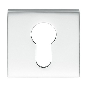 Hoppe - Back Plate For Armored Door - With Yale Key Hole 830S-PZ