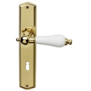 Ghidini - Door Handle on Plate - R39 QB-P