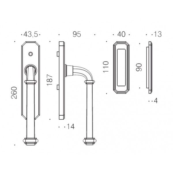 Antologhia - Lift Slide Handle - Busiri KBU113